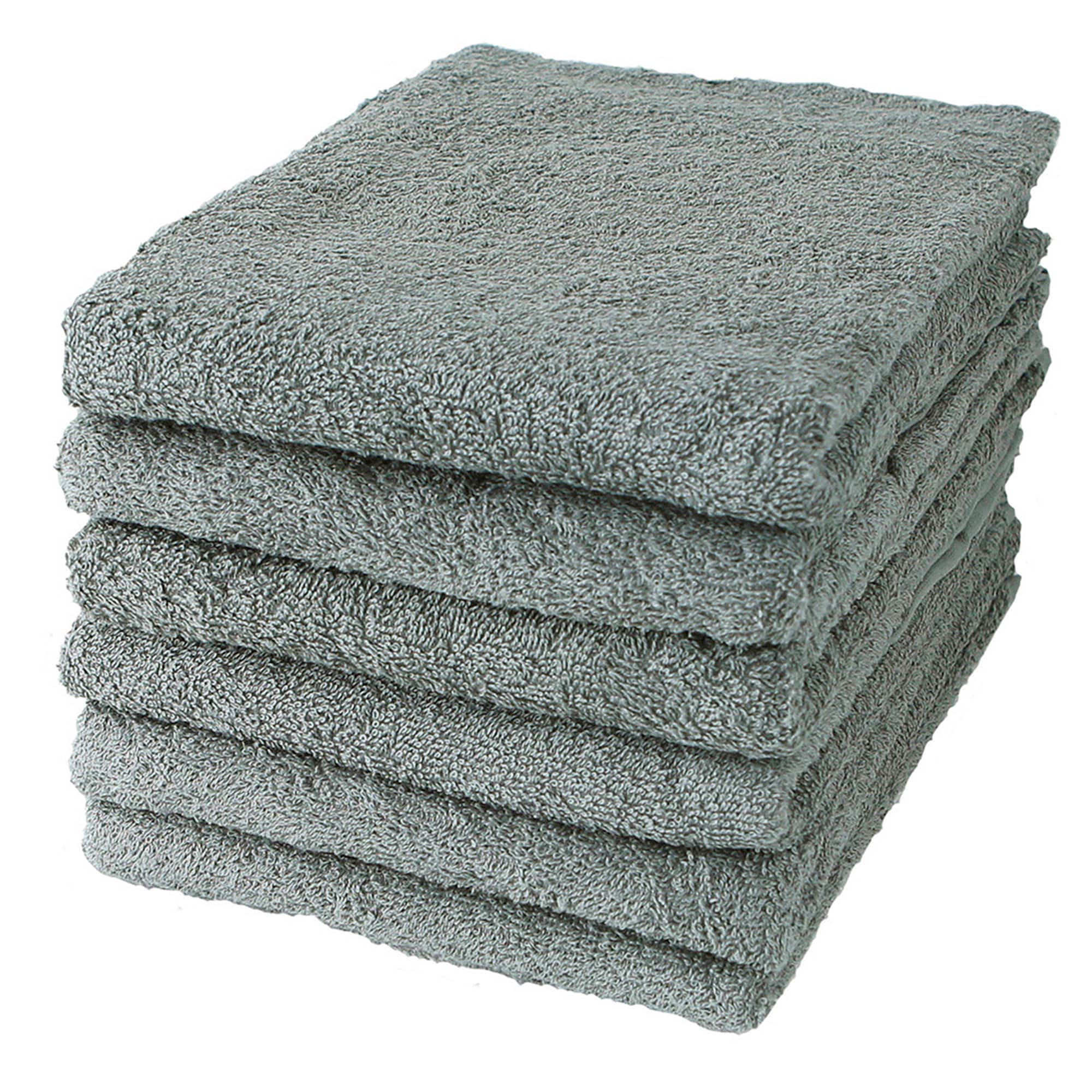 バスタオル《グレー 6枚セット》