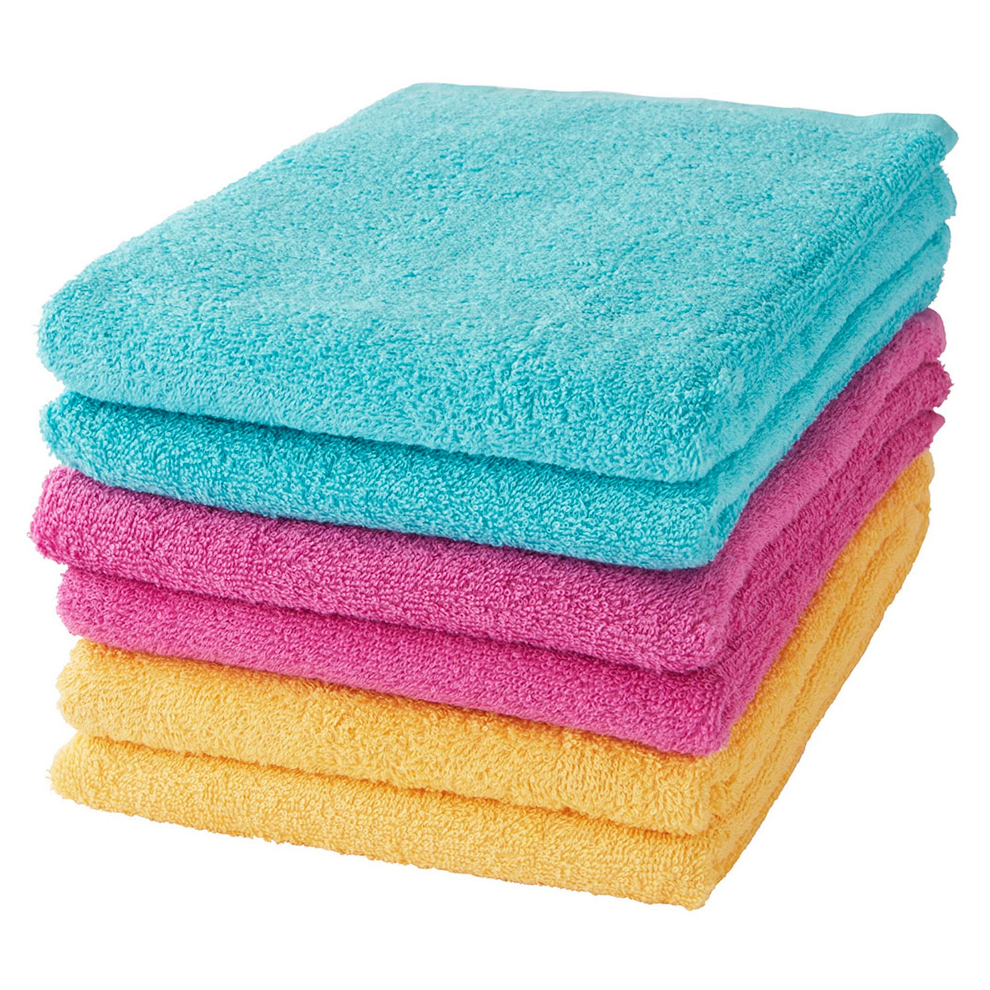 バスタオル《POP 6枚セット》