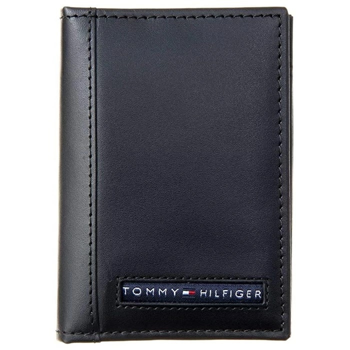 【ブラック】TOMMY HILFIGER (トミーヒルフィガー) 名刺入れ 31TL20X026