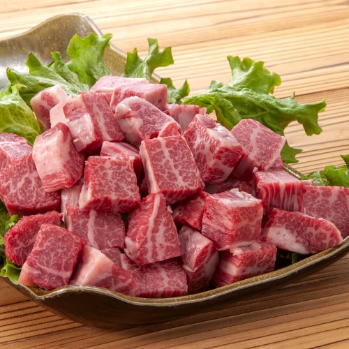 【計600g(200g×3P)】「松阪肉　丸賢」A5ランク限定！松阪牛 サイコロステーキ