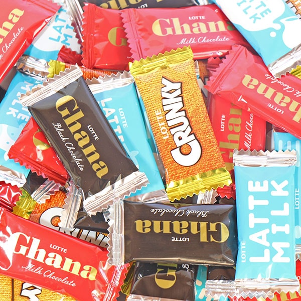 ロッテ 人気チョコレート 食べ比べ お試しセット（4種・計40コ）