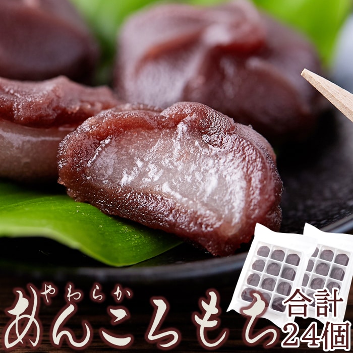 【12個入×2袋】やわらか あんころもち ＜十勝産小豆と国産もち米を100%使用！＞