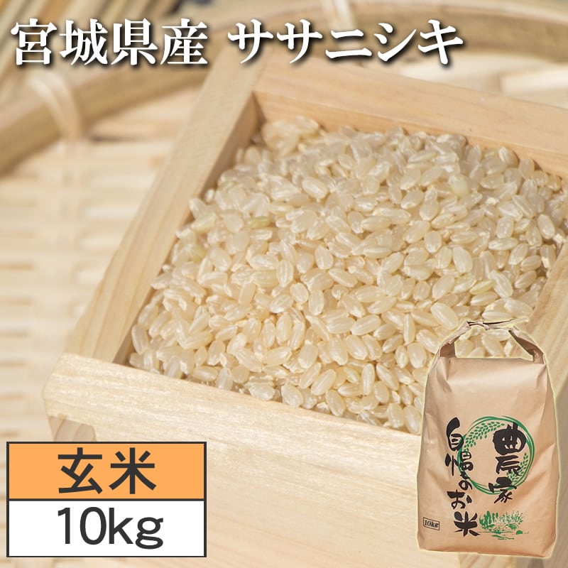 【10kg】令和7年度 宮城県産ササニシキ（玄米）