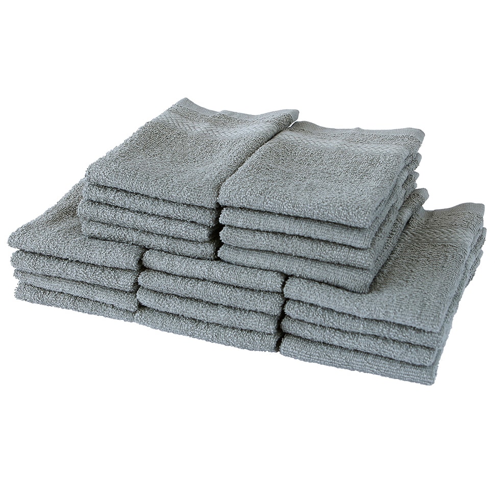 ハンドタオル【グレー　20枚セット】