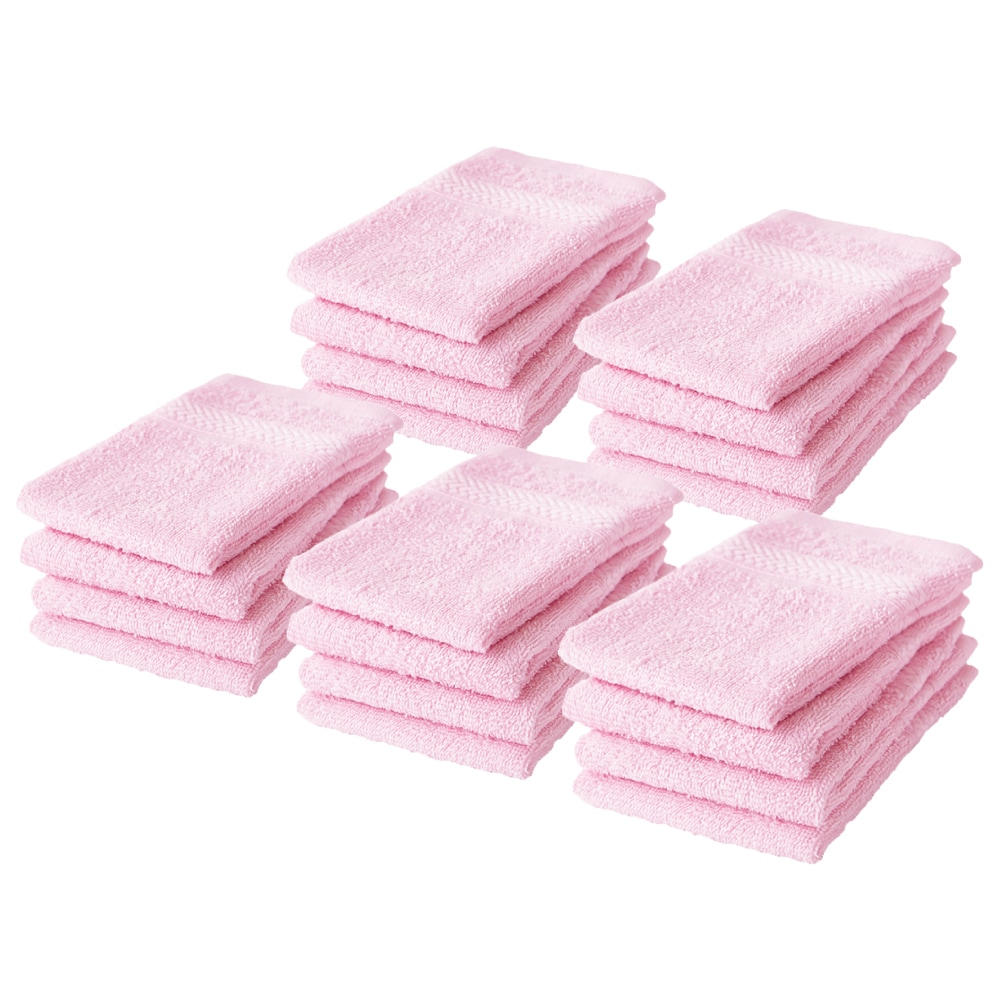 ハンドタオル【ベビーピンク　20枚セット】
