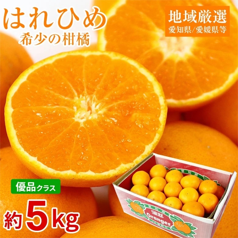 【予約受付】12/15~順次出荷【約5kg】はれひめ　優品