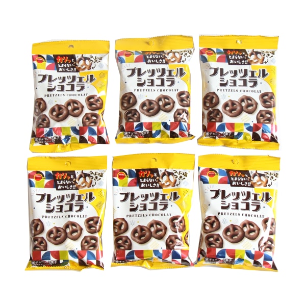 【6コ】ブルボン プレッツェルショコラ