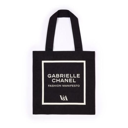 【日替わり数量限定】【黒】CHANEL シャネル ヴィクトリア&アルバート美術館 記念トートバッグ(底マチのみ)【先行チケット利用NG】