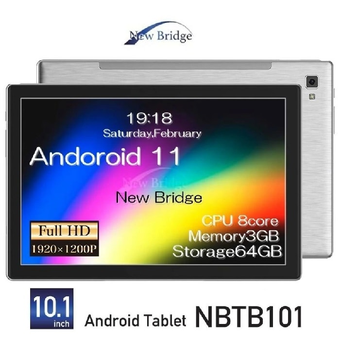 10.1インチ タブレット 本体 Android11 フルハイビジョン NBTB101