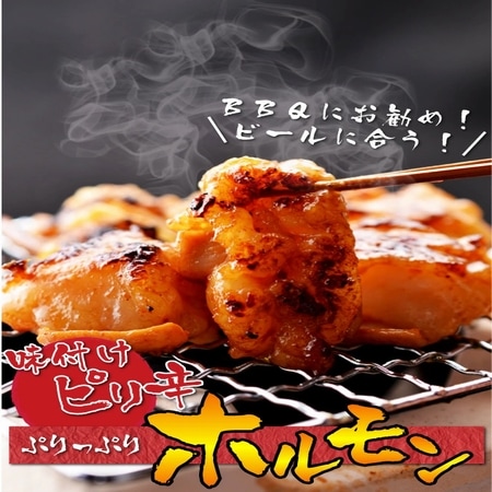 【日替わり数量限定】【1kg(100g×10パック)】国産牛 ピリ辛ホルモン (牛 小腸)【先行チケット利用NG】