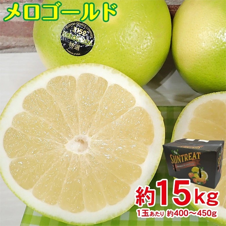 【約15kg/1玉約400~450g】メロゴールド