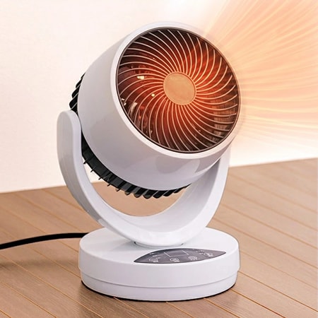 <温風/送風で切替可能> ひえぽか温冷サーキュレーター