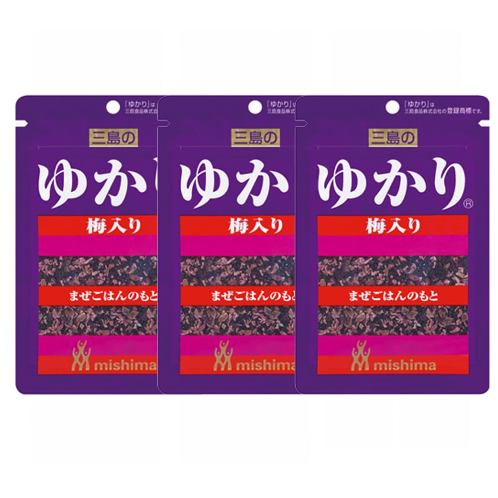 【3袋】三島食品「ゆかり」ふりかけ