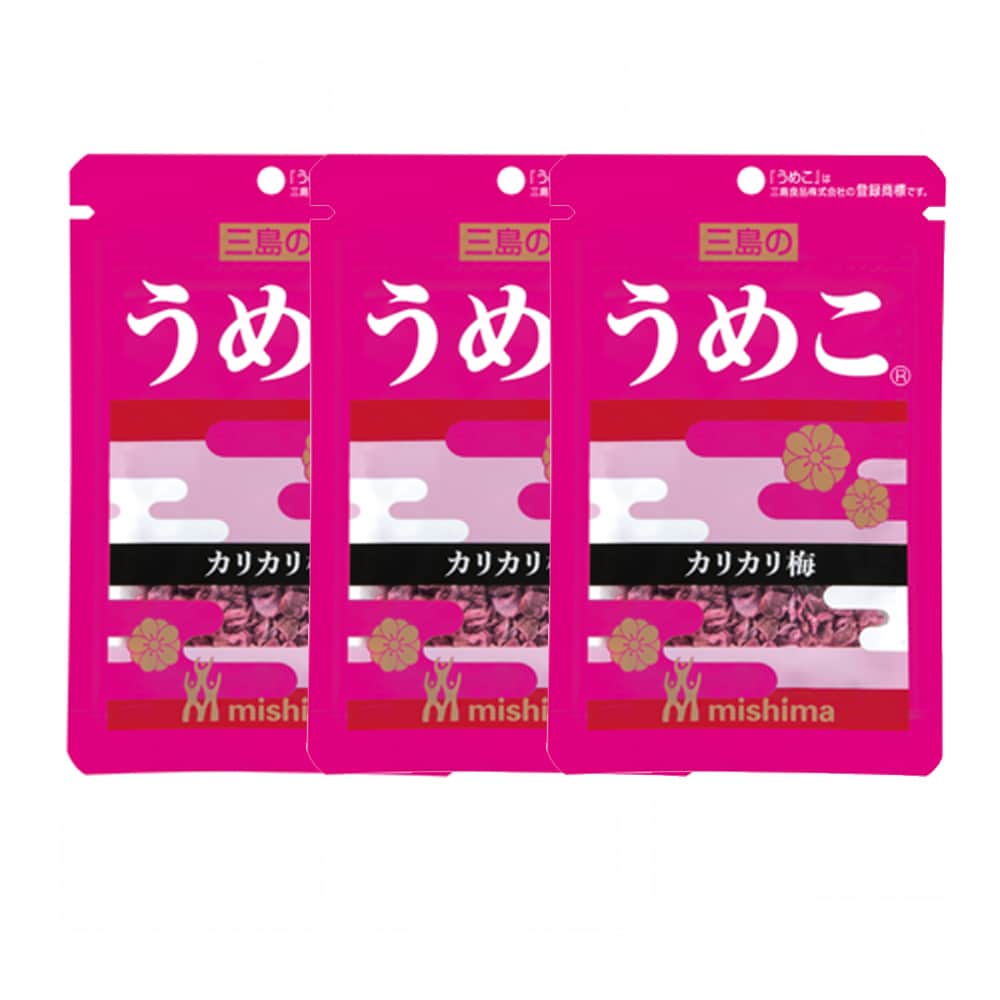 【3袋】三島食品「うめこ」ふりかけ