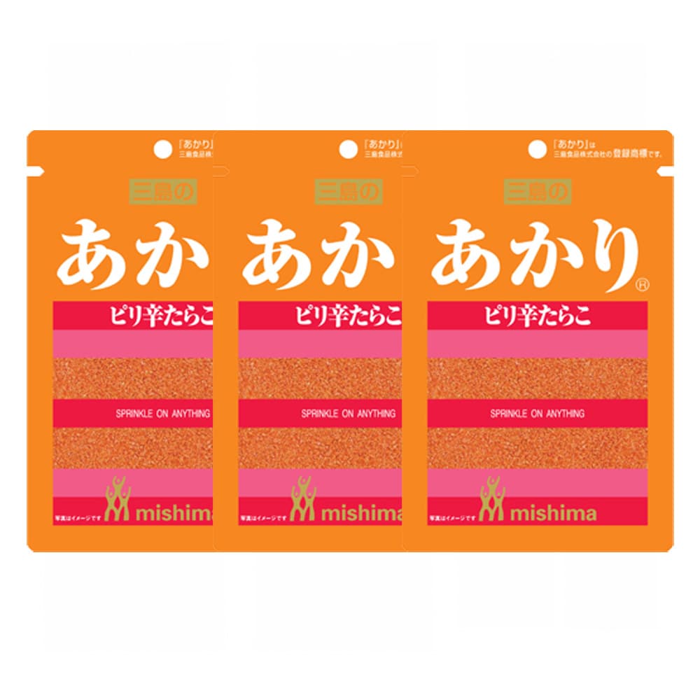 【3袋】三島食品「あかり」ふりかけ