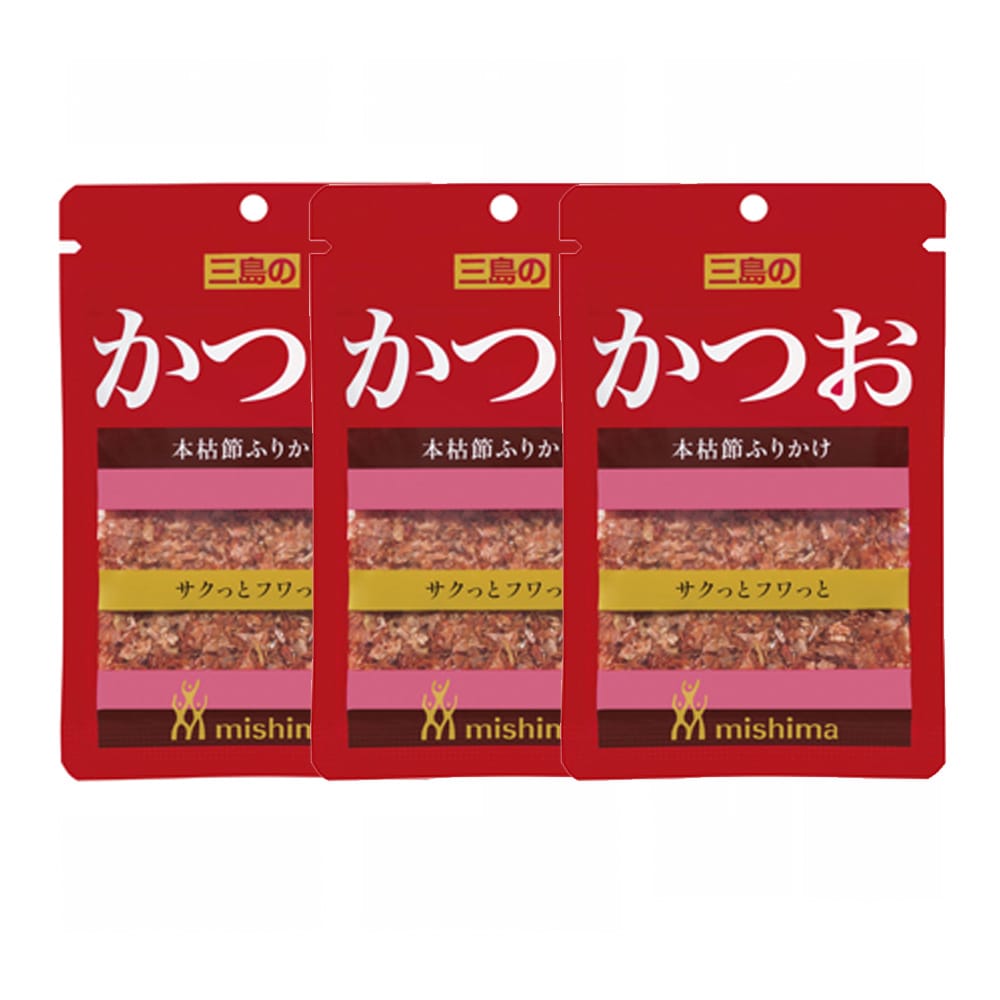 【3袋】三島食品「かつお」ふりかけ