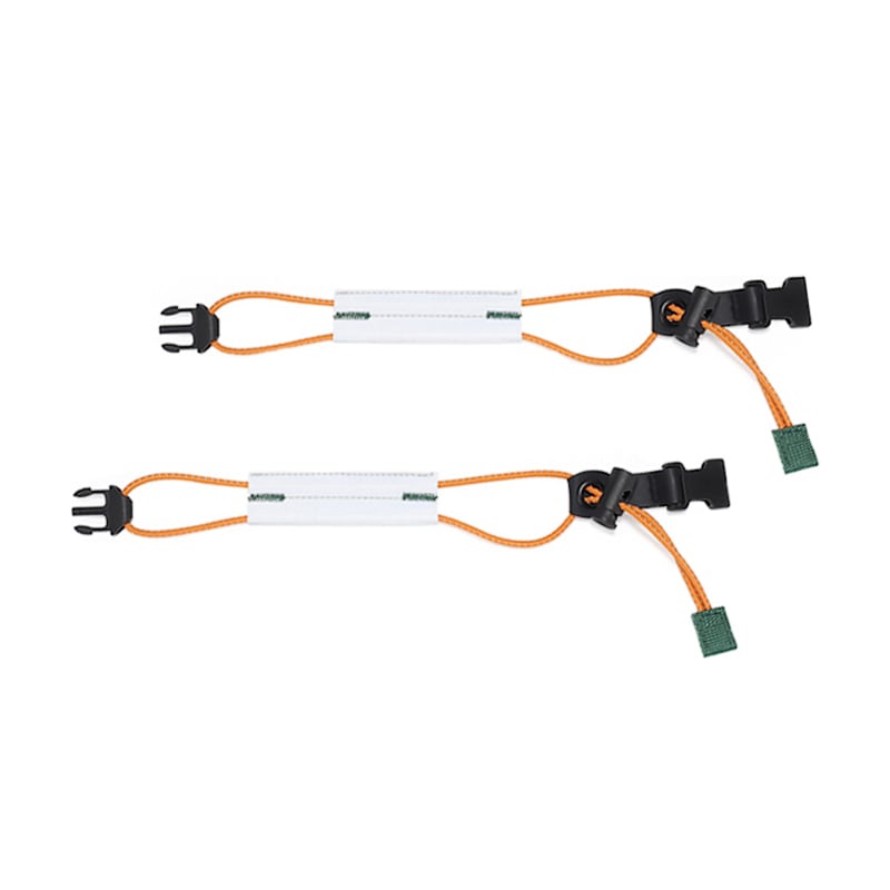 【オレンジ】自転車巻き込み防止 裾止め反射バンド 2本セット