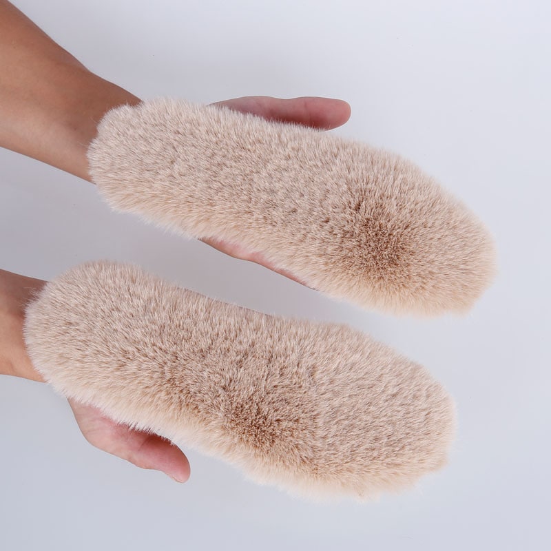 【ベージュ/40(25.0cm)】もこもこインソール