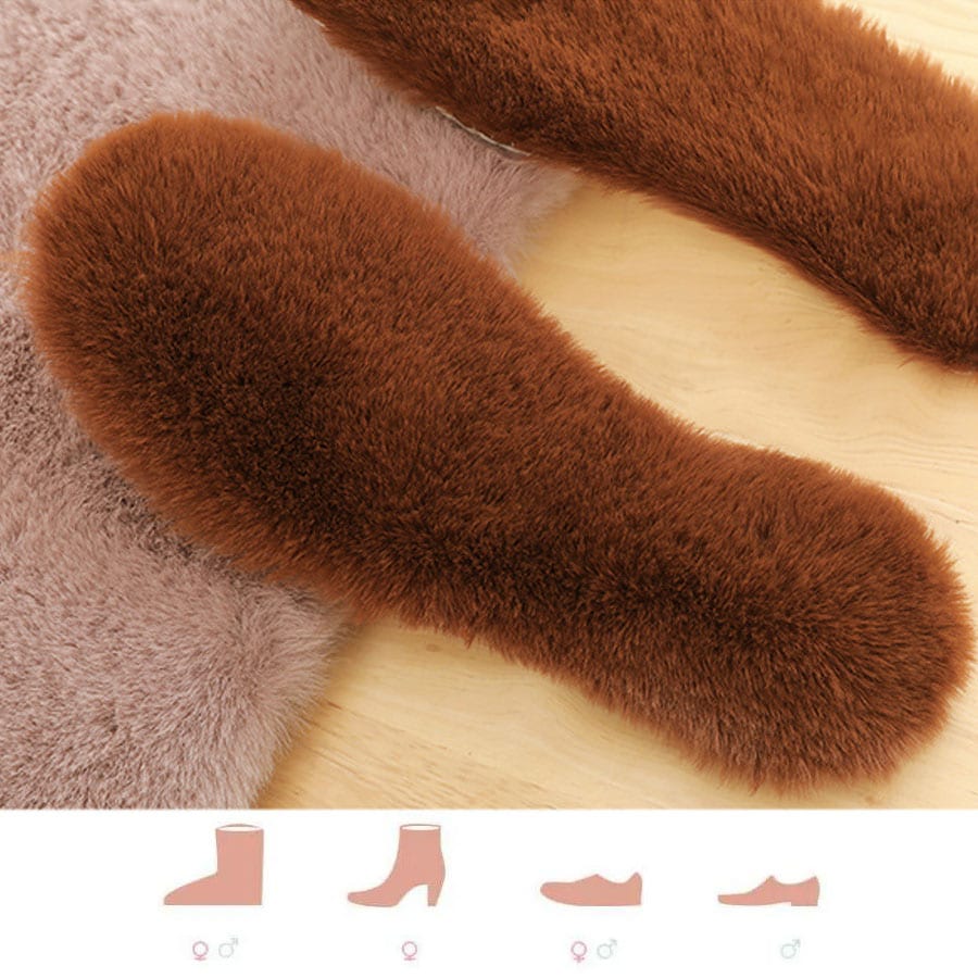 【ブラウン/39(24.5cm)】もこもこインソール