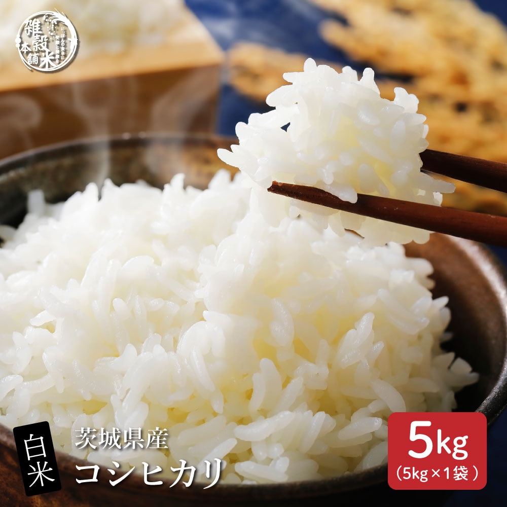 【5kg(5kg×1袋)】【白米】 茨城県産 コシヒカリ