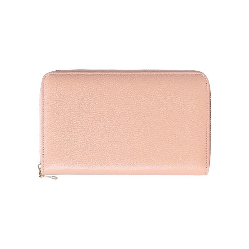 【ベビーピンク】スキミング防止 通帳＆マルチカードケース