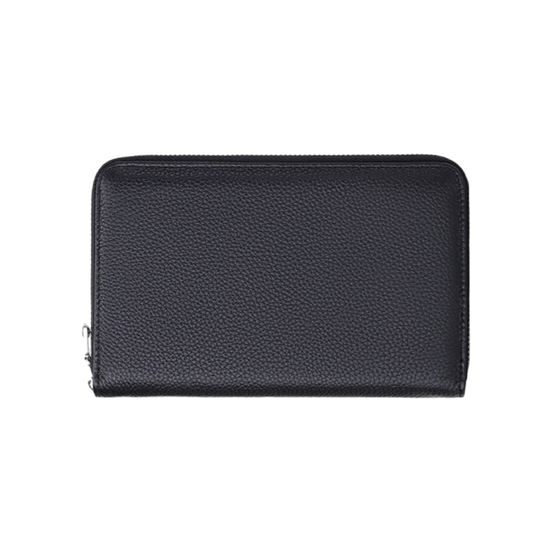 【ブラック】スキミング防止 通帳＆マルチカードケース