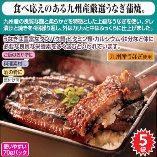 【5袋】九州産カット鰻