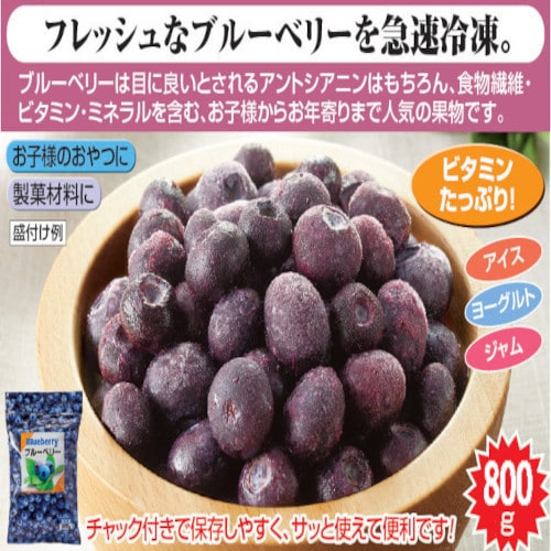 【1袋】大容量！冷凍ブルーベリー