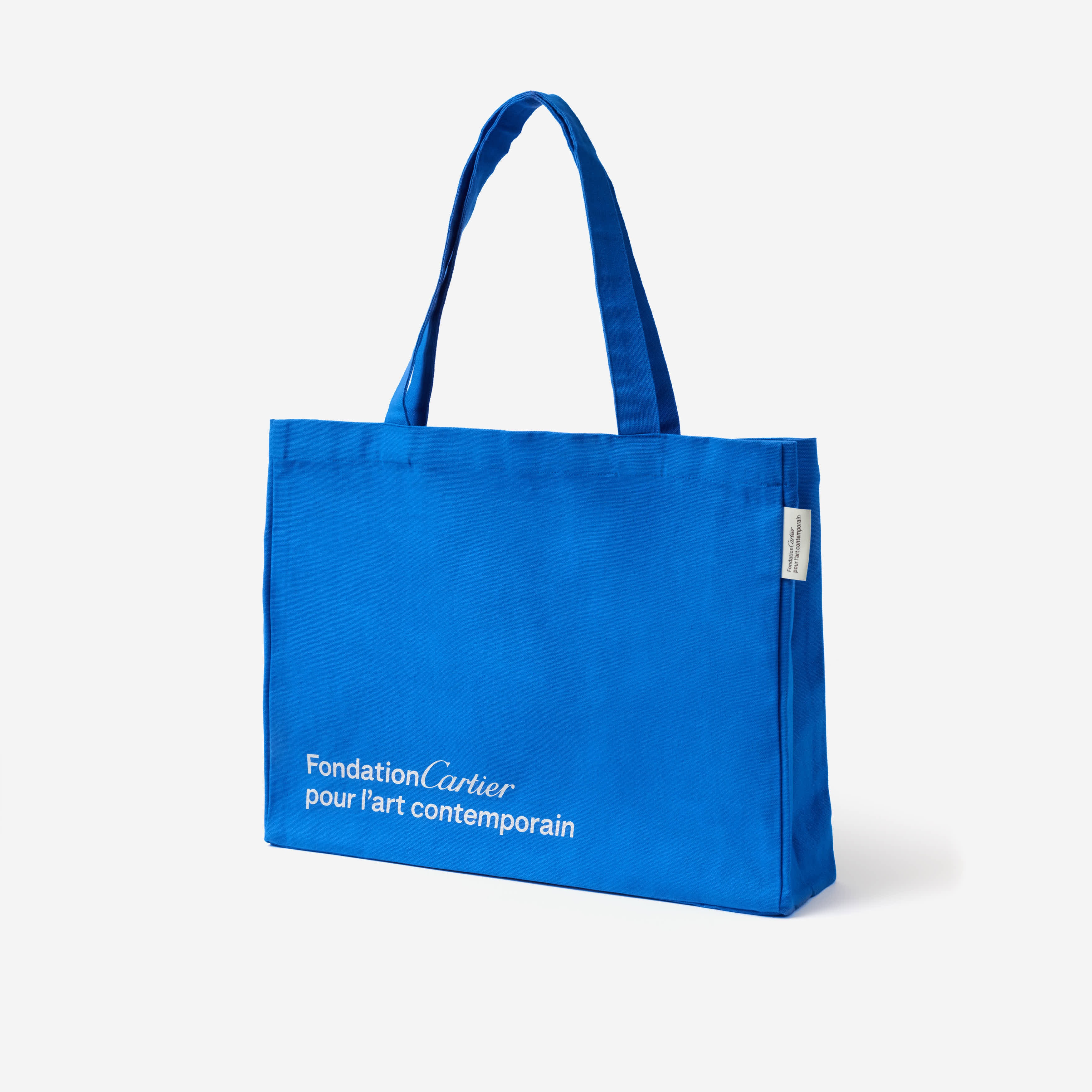【エレクトリックブルー】カルティエ美術館限定 コットン トートバッグ
