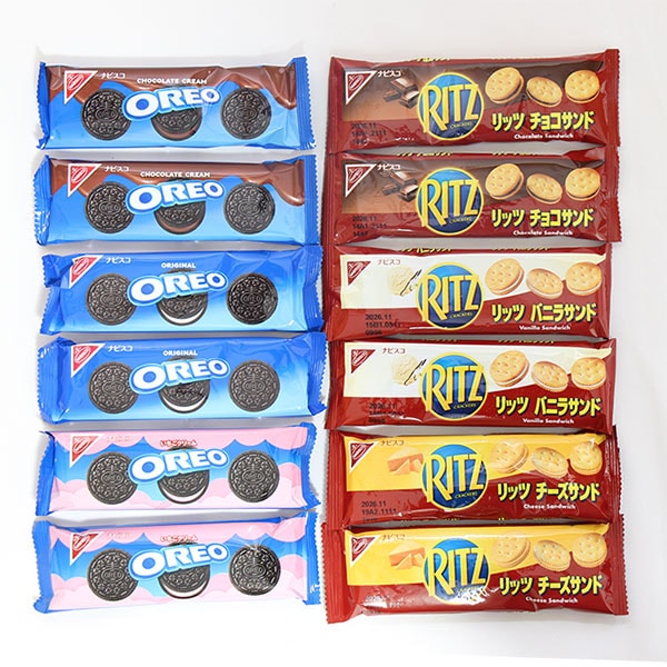 モンデリーズ ナビスコ オレオ・リッツサンド 詰め合わせ【6種・計12コ】