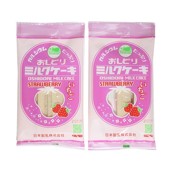 日本生乳 おしどりミルクケーキ いちご（2コセット）