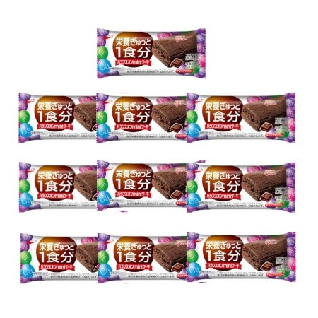 【10コ】グリコ バランスオンminiケーキ＜チョコブラウニー＞