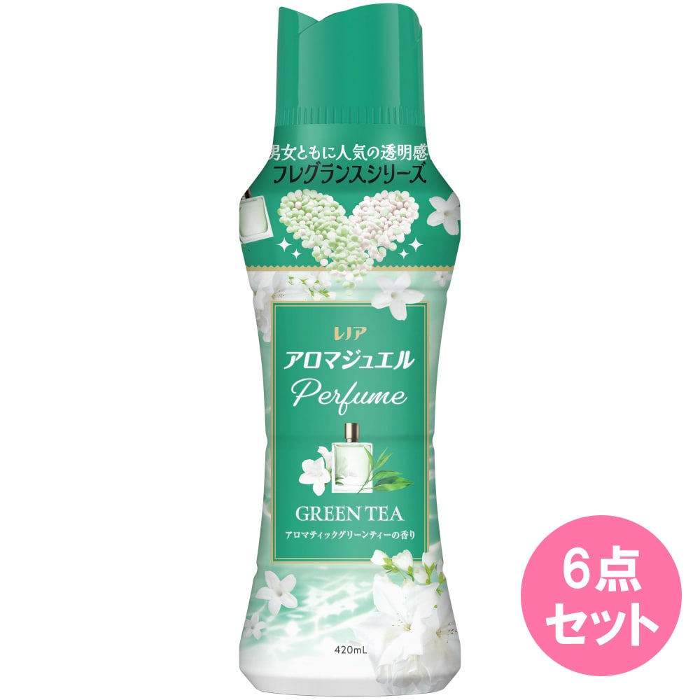 レノア アロマジュエル グリーンティ－の香り 本体420ML×6点セット