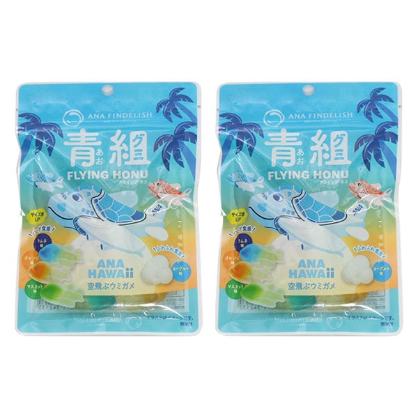 【2個】ANA 青組(あおグミ)FLYING HONU(フライングホヌ)68g