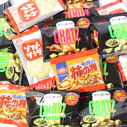 【計24個】おつまみ系グリコとアジカルの小袋スナック菓子セット B
