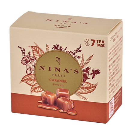 【賞味期限要確認】【7個入り×10箱】NINA'S キャラメル ティーバッグ