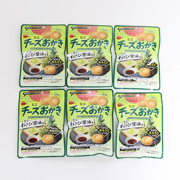 ブルボン ミニチーズおかき 香るわさび醤油味【6コ】
