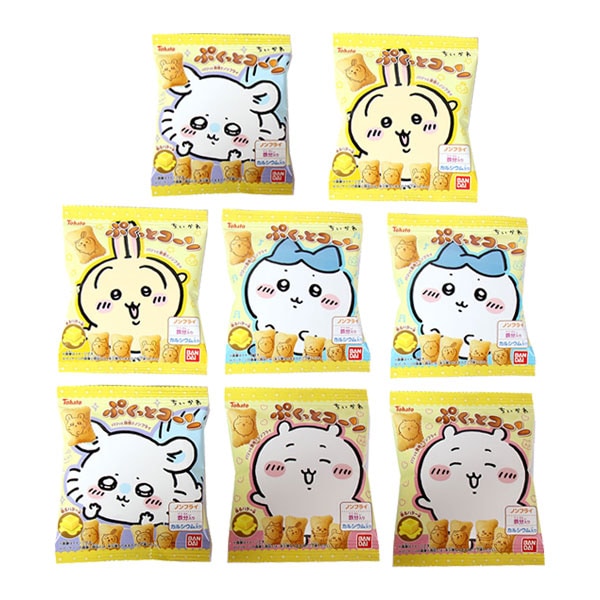 【8コ】ちいかわパッケージが可愛い！食べ切りサイズのぷくっとコーン(香るバター味)セット