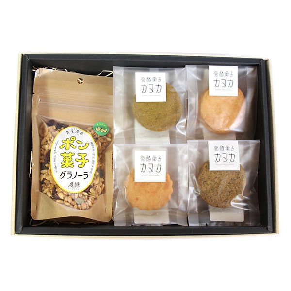 地元で人気のこだわり自家製グラノーラとクッキー4種の身体にやさしいお菓子ギフトセット【5種・計9コ】