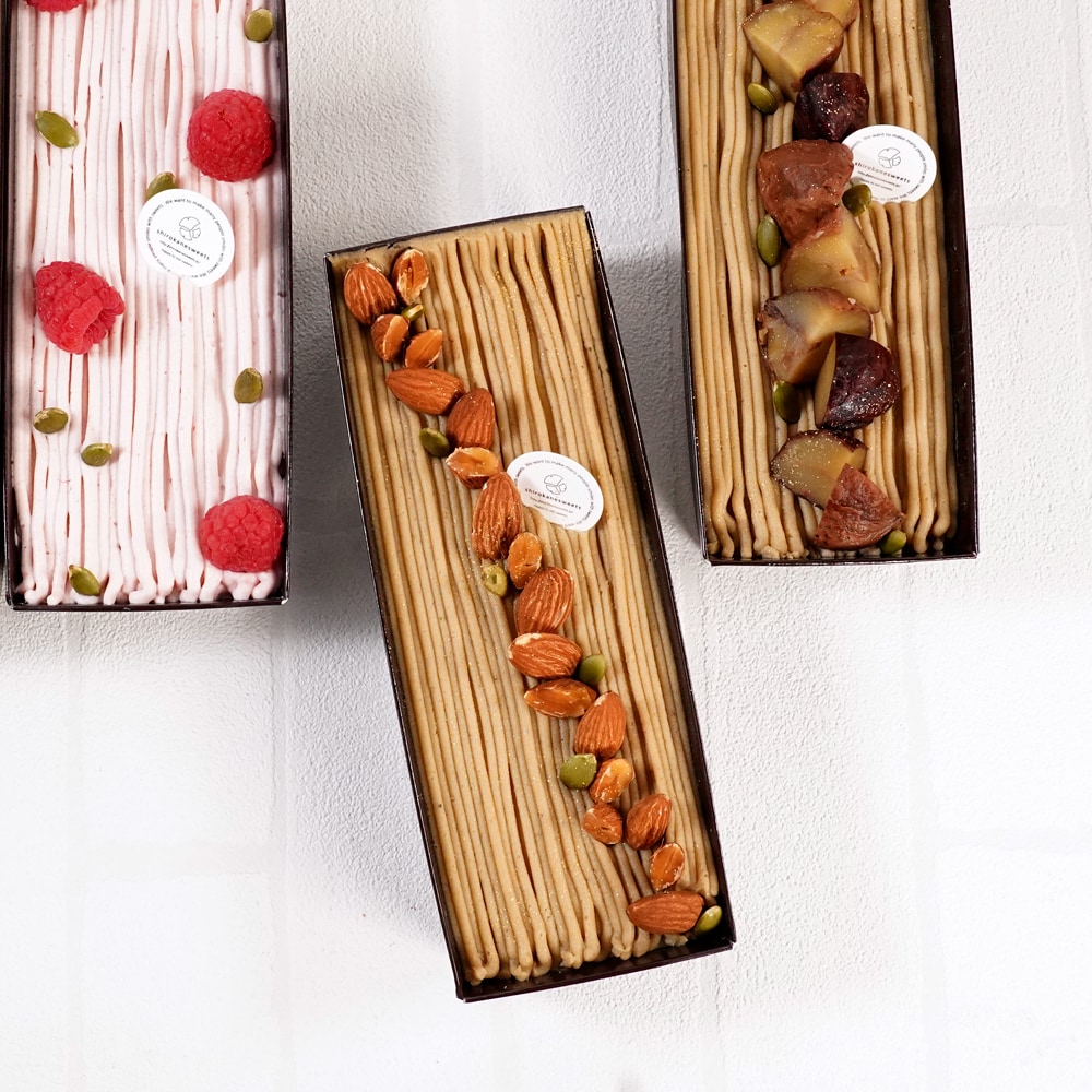 【日替わり数量限定】【1本】白金プレミアムモンブランプディング(和栗＆ナッツ)【先行チケット利用NG】