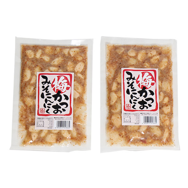 森田製菓 梅かつおみそにんにく 2コ入り