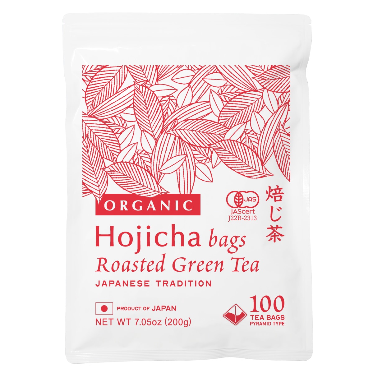 【2.0g×100包入】 茶つみの里 オーガニック ほうじ茶 ティーバッグ