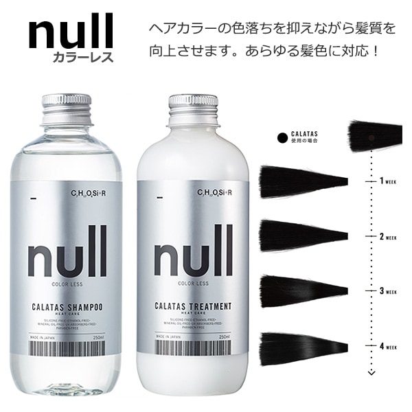 CALATAS HEAT CARE シャンプー＆トリートメントセット　ヌル