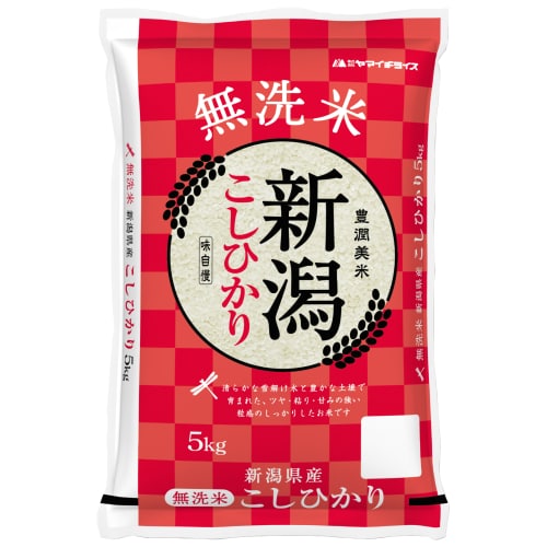 【5kg】[精米] 令和7年産 新潟県産コシヒカリ 無洗米