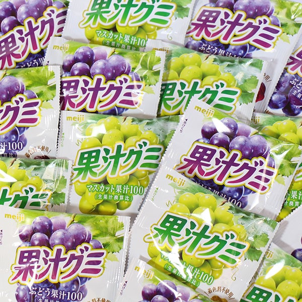 【24コ】明治 果汁グミ 食べきりミニパック 2種詰め合わせ
