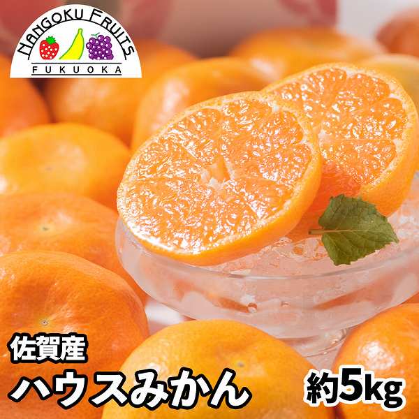 【予約受付】6月中旬~順次出荷【佐賀】約5kg   ハウスみかん
