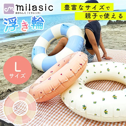 [いちごフロート／Lサイズ]レトロ 浮き輪