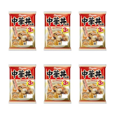 【計18袋】日本ハム 中華丼の具 [138g×3袋]×6パック