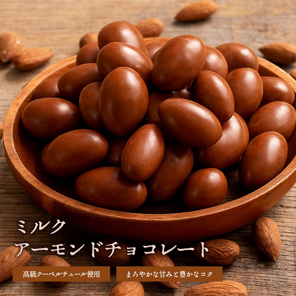 【190g×2袋】ミルクアーモンドチョコレート【クール便】