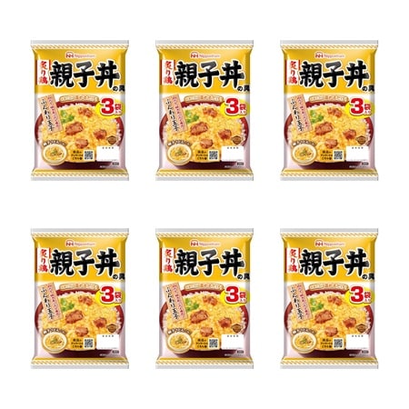 【計18袋】日本ハム 炙り鶏親子丼の具 (160g×3袋)×6パック